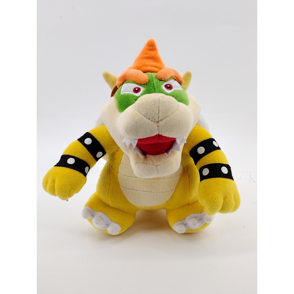Bowser‎ Super Mario Bros Large 10" Plush Toy San-EI Co Nintendo